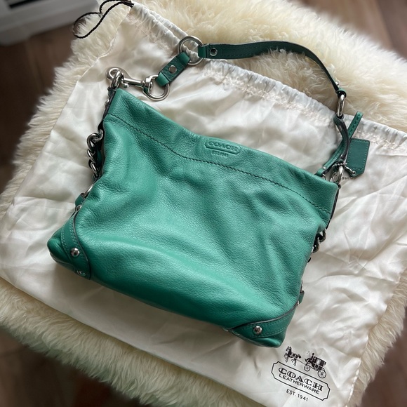 Coach Handbags - Coach Shoulder Bag, Kelly Green